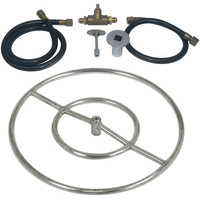 Tretco OBRSS-BK1-24-Ng 24 in Stainless Steel Ring Kit  Natural gas