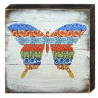 Designocracy 98718-08 Easter Art on Board Wall Decor  Wood