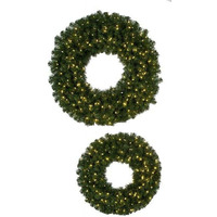 60 in Virginia Pine Wreath  green