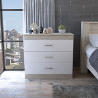 Bethage 3-Drawer Dresser White(D0102H76XI2)