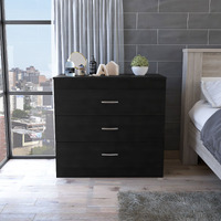 Bethage 3-Drawer Dresser Black Wengue(D0102H76XQP)