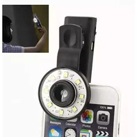 Picture Perfect Selfie clip On LED Light With 4X Wide Angle Lens(D0102HPIDE7)