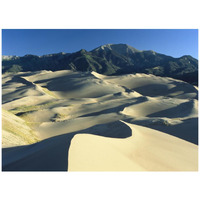 Sangre de Cristo Mountains at Great Sand Dunes National Monument, Colorado-Paper Art-42"x32"