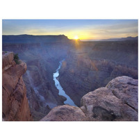 Sunrise as seen from Toroweap Overlook, Grand Canyon National Park, Arizona-Paper Art-34"x26"