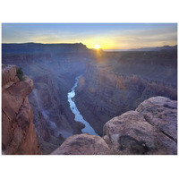 Sunrise as seen from Toroweap Overlook, Grand Canyon National Park, Arizona-Paper Art-42"x32"