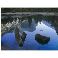 Mount Watkins reflected in, Mirror Lake, Yosemite National Park, California-Paper Art-18"x14"