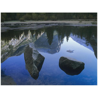 Mount Watkins reflected in, Mirror Lake, Yosemite National Park, California-Paper Art-42&quotx32"