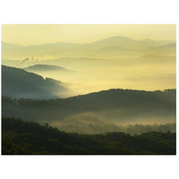 Appalachian Mountains from Doughton Park, Blue Ridge Parkway, North Carolina-Paper Art-26&quotx20"