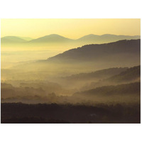 Appalachian Mountains from Doughton Park, Blue Ridge Parkway, North Carolina-Paper Art-50"x38"