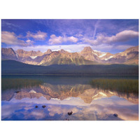 Mount Chephren reflected in Waterfowl Lake, Banff National Park, Alberta, Canada-Paper Art-42&quotx32"