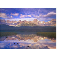 Mount Chephren reflected in Waterfowl Lake, Banff National Park, Alberta, Canada-Paper Art-50"x38"