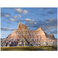 Sandstone striations and erosional features, Badlands National Park, South Dakota-Paper Art-42&quotx32"