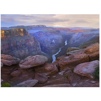 Toroweep Overlook view of the Colorado River, Grand Canyon National Park, Arizona-Paper Art-26"x20"