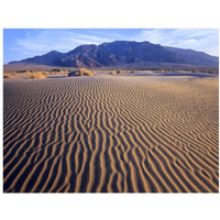 Tucki Mountain and Mesquite Flat Sand Dunes, Death Valley National Park, California-Paper Art-18"x14"