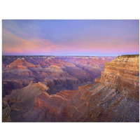 Grand Canyon as seen from Mohave Point at sunset, Grand Canyon National Park, Arizona-Paper Art-18"x14"