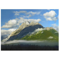 Mt Kidd with slopes covered in coniferous forest, Kananaskis Country, Alberta, Canada-Paper Art-34"x26"