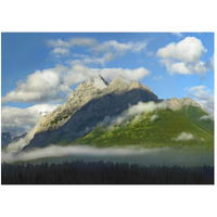 Mt Kidd with slopes covered in coniferous forest, Kananaskis Country, Alberta, Canada-Paper Art-50"x38"