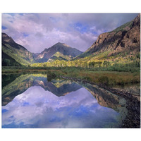 Handies Peak reflected in beaver pond, Maroon Bells-Snowmass Wilderness Area, Colorado-Paper Art-38"x31.88"