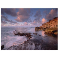 Dawn from the base of Makewehi Cliffs near Shipwreck Beach, Keoneloa Bay, Kauai, Hawaii-Paper Art-34"x26"