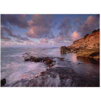 Dawn from the base of Makewehi Cliffs near Shipwreck Beach, Keoneloa Bay, Kauai, Hawaii-Paper Art-50"x38"