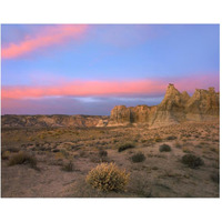 Sandstone formations in Kaiparowits Plateau, Grand Staircase, Escalante National Monument, Utah-Paper Art-30"x24"