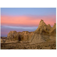 Sandstone formations in Kaiparowits Plateau, Grand Staircase, Escalante National Monument, Utah-Paper Art-26"x20"