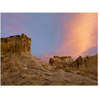 Sandstone formations in Kaiparowits Plateau, Grand Staircase, Escalante National Monument, Utah-Paper Art-50"x38"