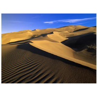 750 foot tall sand dunes, tallest in North America, Great Sand Dunes National Monument, Colorado-Paper Art-18"x14"