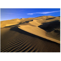 750 foot tall sand dunes, tallest in North America, Great Sand Dunes National Monument, Colorado-Paper Art-50"x38"