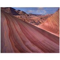 Detail of The Wave, a Navajo sandstone formation in Paria Canyon-Vermilion Cliffs Wilderness, Arizona-Paper Art-42"x32"