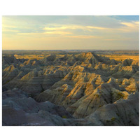 White River Overlook, Badlands National Park, South Dakota-Paper Art-22"x18"