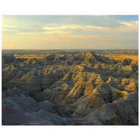 White River Overlook, Badlands National Park, South Dakota-Paper Art-37"x30"