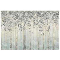 Silver and Gray Dream Forest I -Paper Art-26"x18"