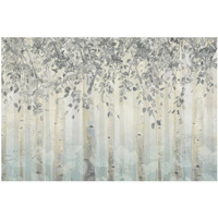 Silver and Gray Dream Forest I -Paper Art-50"x34"