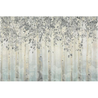 Silver and Gray Dream Forest I -Paper Art-62"x42"