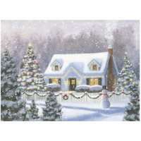 Home for Christmas -Paper Art-42&quotx32"