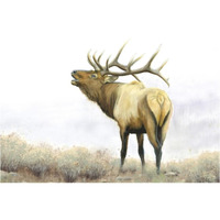 Majestic Elk -Paper Art-38&quotx26"