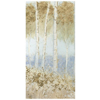 Summer Birches II -Paper Art-14"x26"