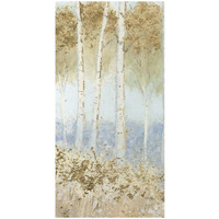 Summer Birches II -Paper Art-26"x50"