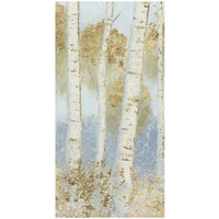 Summer Birches III -Paper Art-26"x50"