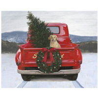 Christmas in the Heartland IV Ford -Paper Art-26"x22"