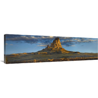 Agathla Peak, the basalt core of an extinct volcano, Monument Valley Navajo Tribal Park, Arizona-Canvas Art-44"x13.64"