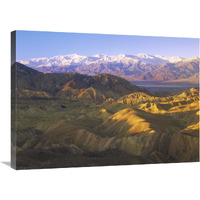 Looking at Panamint Range over the Furnace Creek playa from Zabriskie Point, Death Valley National Park, California-Canvas Art-32"x24"