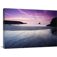 Sunrise, Broadhaven, south Pembrokeshire National Park, Wales-Canvas Art-32"x24"