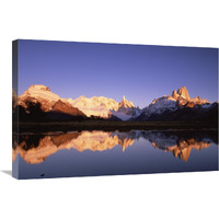 Cerro Torre and Mount Fitzroy-Canvas Art-30"x20"