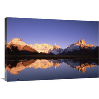 Cerro Torre and Mount Fitzroy-Canvas Art-36"x24"