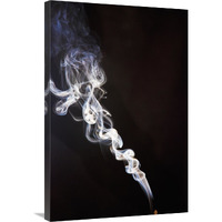 Incense smoke rising, New Zealand-Canvas Art-24"x36"