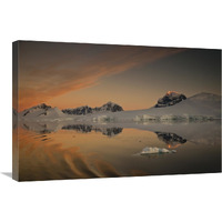 Peaks at sunset, Wiencke Island, Antarctic Peninsula, Antarctica-Canvas Art-30"x20"