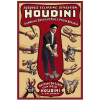 Magicians: Houdini: The World's Handcuff King and Prison Breaker-Paper Art-26"x38"