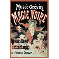 Magicians: Musee Grevin Magie Noire: Apparitions Instantanees par le Professeur Carmelli-Paper Art-34"x50"